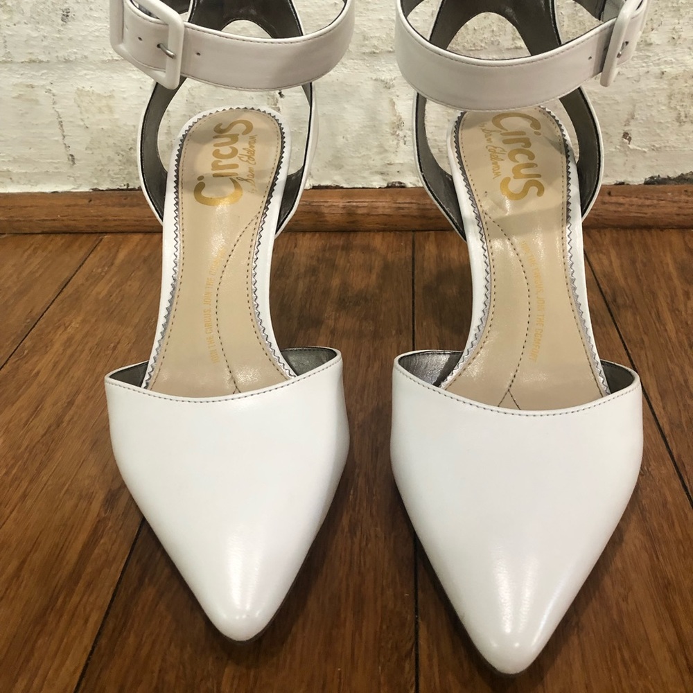 White heels. Size 8.5